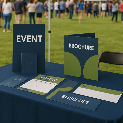 custom printed marketing materials for community events and trade shows