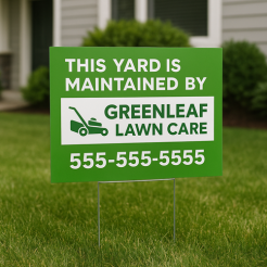 Jobsite Yard Signs