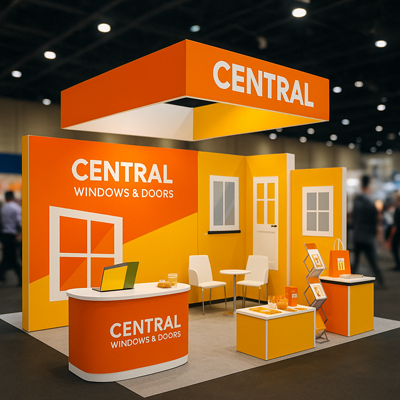 Window & Door Company Trade Show Booth
