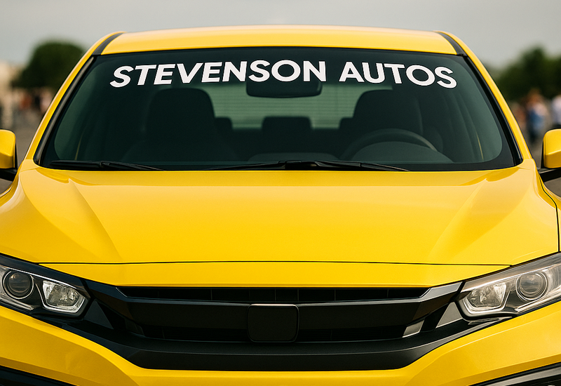 Front Vehicle Window Graphics