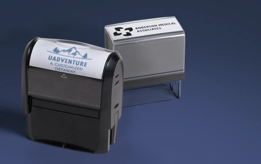 self-inking stamps
