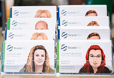 Custom vehicle graphics and signage for mobile advertising of your Alberta based business. From Alberta's top signage company, Strand360!