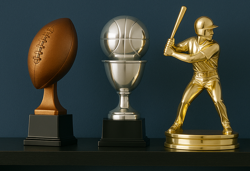 Custom team trophies