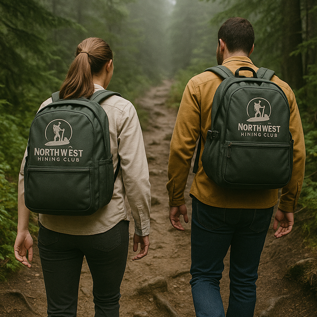 custom branded backpacks for school and outdoors