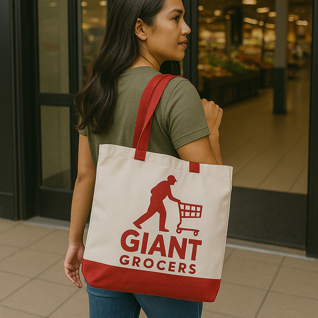 custom branded shopping bags in different materials