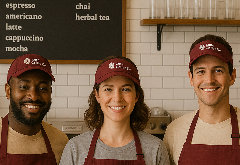 branded visor hats for your corporate apparel