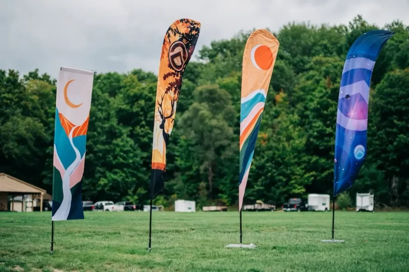 Custom Event Flags for Trade Shows & Festivals | Strand360