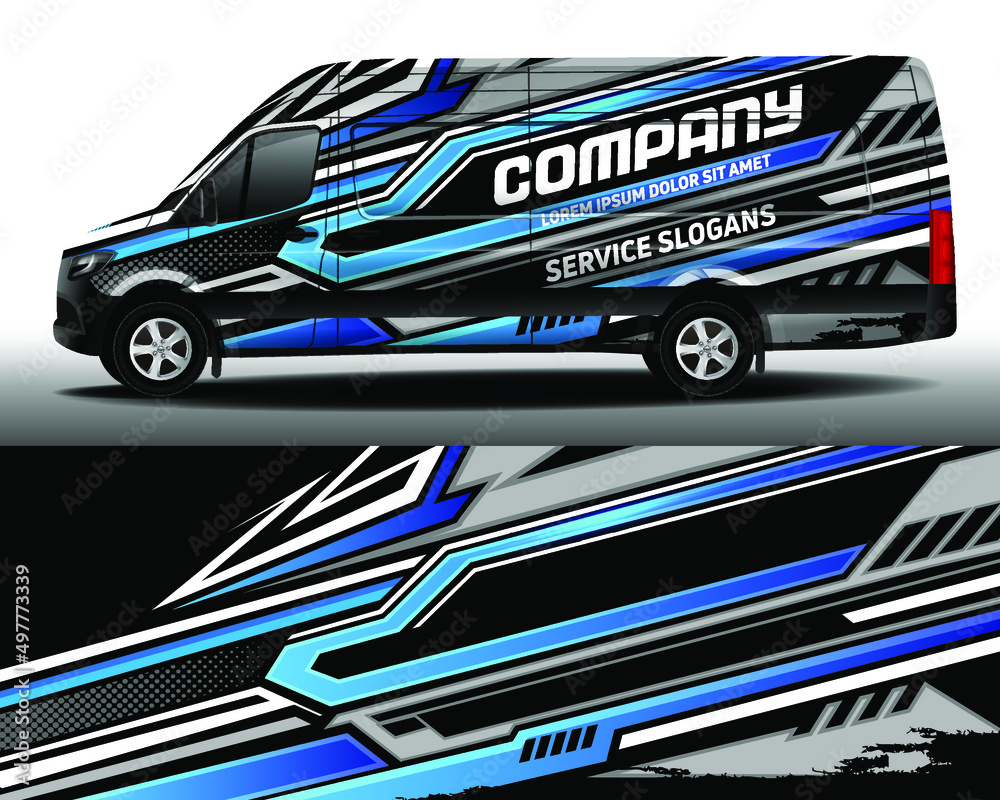 construction truck vehicle graphics wrap