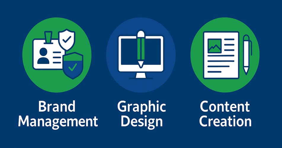What’s the Difference Between Brand Management, Graphic Design Services, and Content Creation?